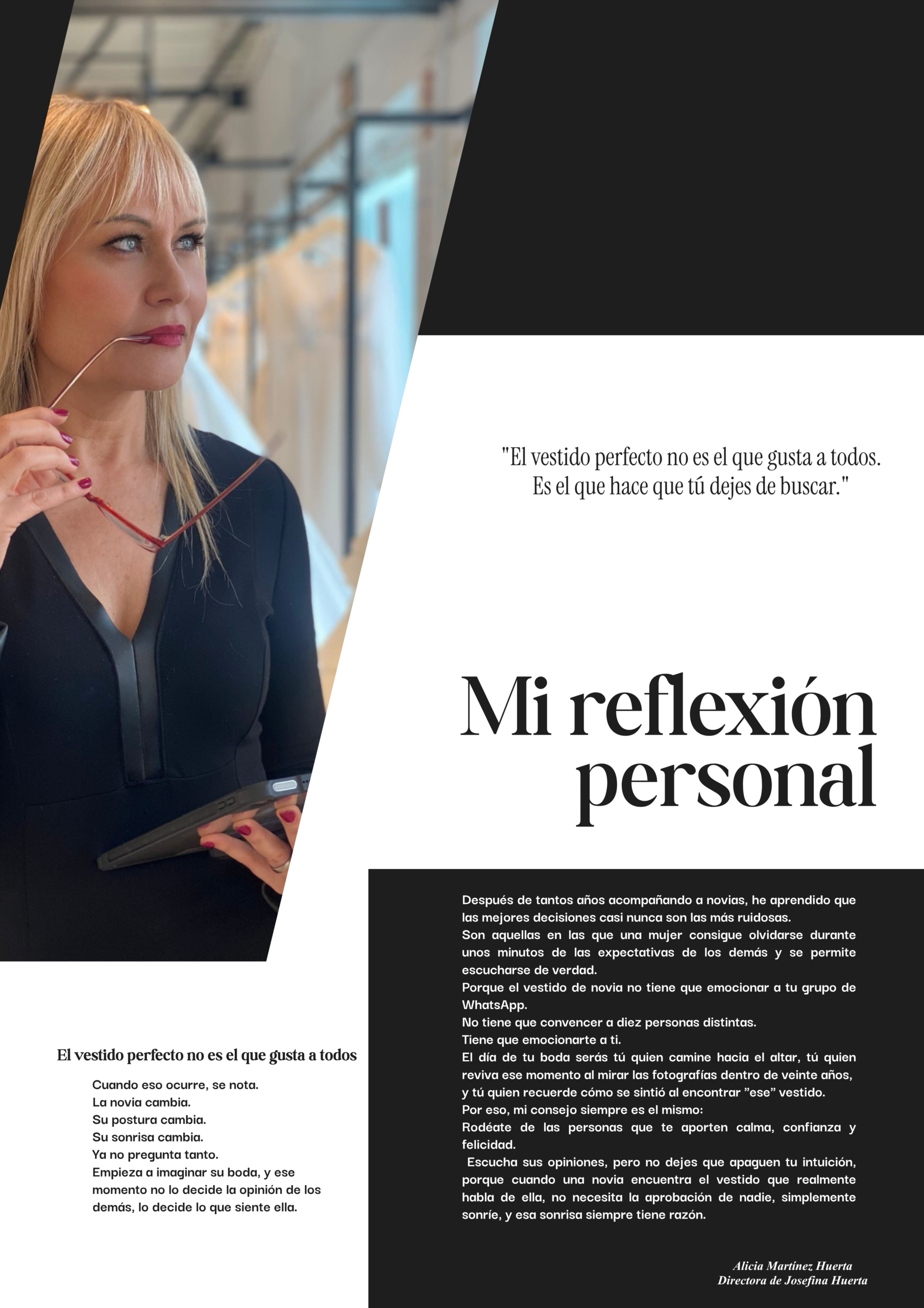 ¿A quién llevar a la prueba del vestido de novia? Guía de Alicia Martínez Huerta con consejos para elegir a las personas adecuadas y disfrutar de una experiencia inolvidable.