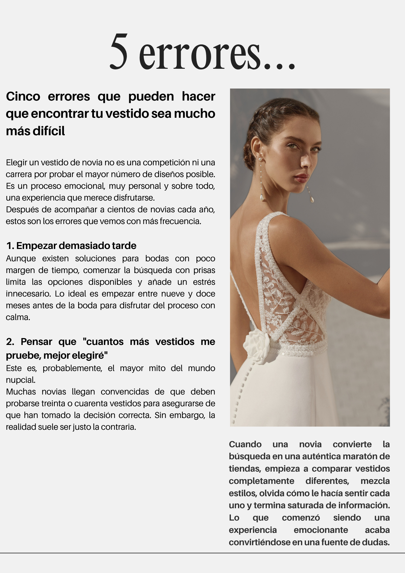 ¿Cuánto cuesta un vestido de novia en Valencia en 2026? Guía elaborada por Alicia Martínez Huerta con los factores que influyen en el precio de un vestido de novia.